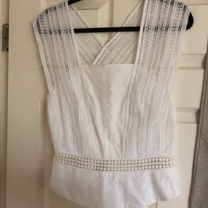 Rebecca minkoff white blouse